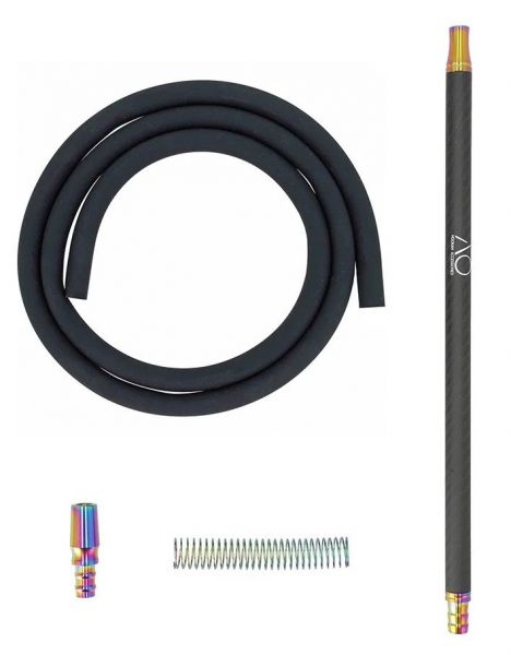 AO Carbon Mundstück Set - Rainbow Schwarz Matt